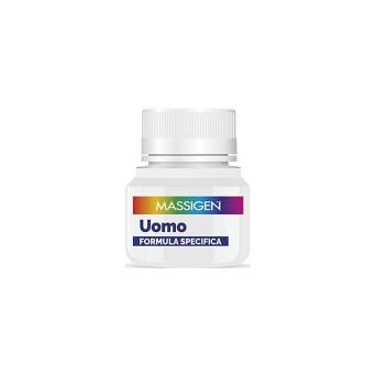 Massigen
Uomo
formula specifica
+vitamine del gruppo B
+ magnesio
pilloliera da 30 compresse