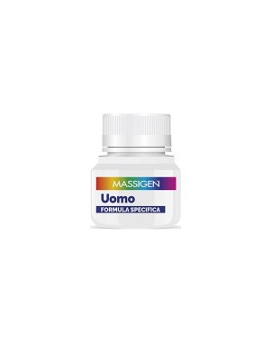 Massigen
Uomo
formula specifica
+vitamine del gruppo B
+ magnesio
pilloliera da 30 compresse