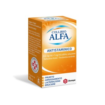 Collirio
Alfa
Antistaminico
0,8mg/ml + 1mg/ml collirio, soluzione
nafazolina nitrato + tonzilamina cloridrato