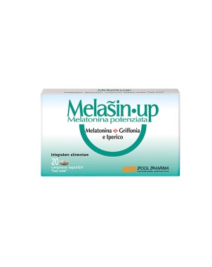 Melasin up
Melatonina potenziata
Melatonina + griffonia e iperico