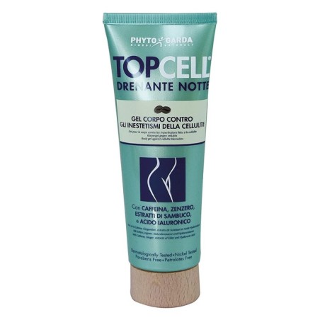 Topcell
drenante notte
Gel Corpo
contro gli inestetismi della cellulite