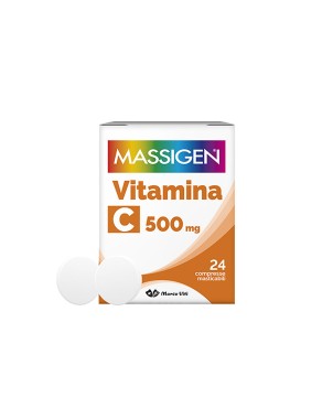 Massigen
Vitamina C 500 mg
senza glutine | senza lattosio
confezione da 24 compresse masticabili