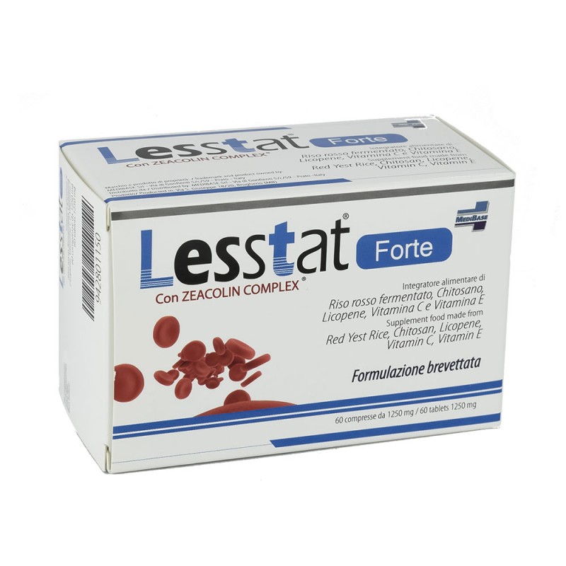 Lesstat forte
naturalmente privo di lattosio | senza glutine
scatola da 30 compresse