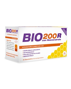 Bio200R
con resveratrolo
confezione 10 flaconcini da 10 ml con tappo dosatore