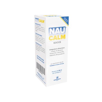 Nau Calm
Gocce
Integratore alimentare a base di zenzero, finocchio, camomilla, vitamine del gruppo B