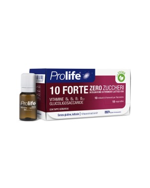 Prolife
10 Forte
zero zuccheri
integratore di fermenti lattici vivi