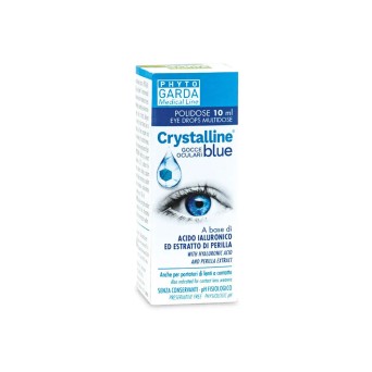 Crystalline Blue Augentropfen 10 ml lindern Rötungen, Trockenheit und Augenermüdung