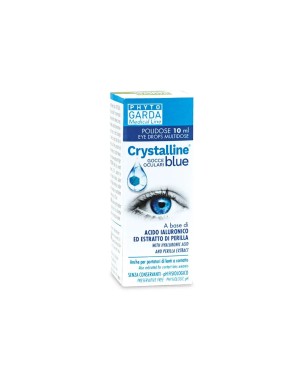 Crystalline Blue
gocce oculari
a base di acido ialuronico ed estratto di perilla
anche per portatori di lenti a contatto