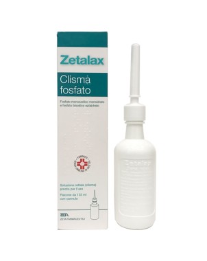 Zetalax
Clisma fosfato
fosfato monosodico monoidrato e fosfato bisodico eptaidrato