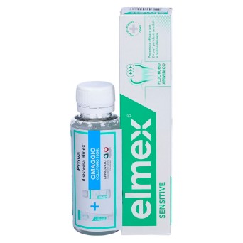 elmex Sensitive dentifricio + collutorio
Protezione efficace per 24 ore* per denti sensibili e pulizia delicata