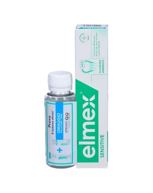 Elmex Sensitive toothpaste + mouthwash