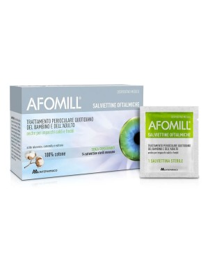 Afomill ophthalmic wipes 14 pieces