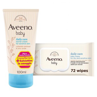 Aveeno baby barrera crema + toallitas gratis