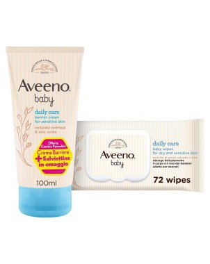 Aveeno baby barrera crema + toallitas gratis