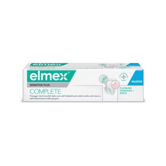 elmex
Sensitive Plus Complete
dentifricio
protegge i denti sensibili dalla carie