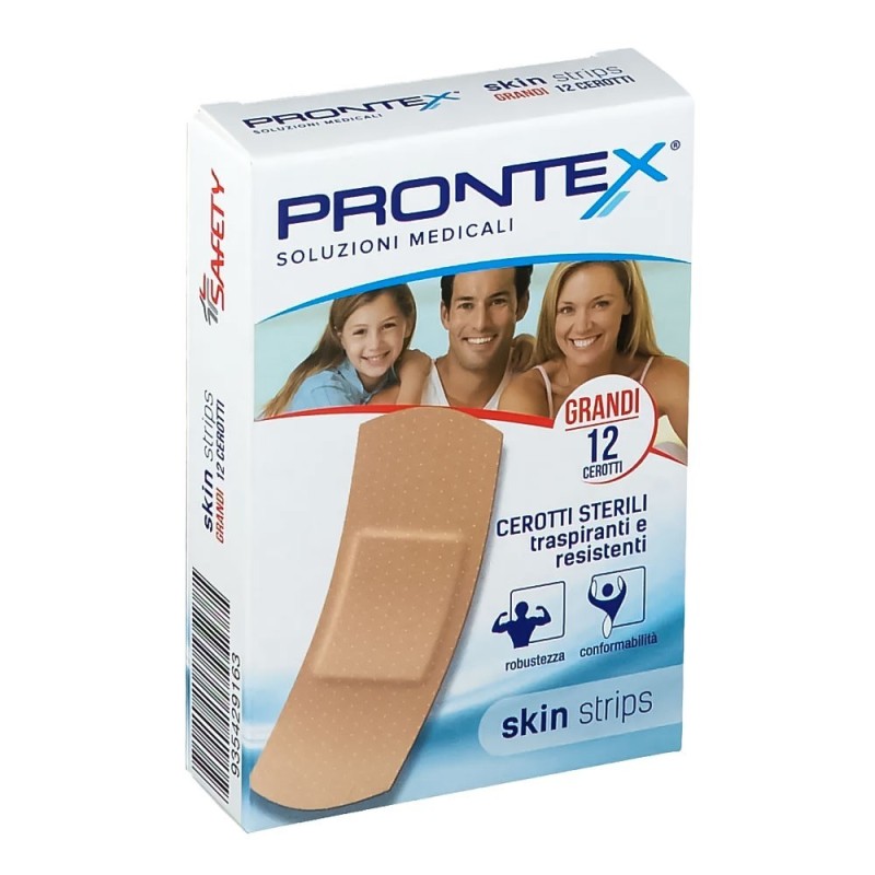 Prontex
skin strips
cerotti sterili grandi
traspiranti e resistenti