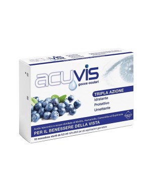 Acuvis eye drops 10 vials