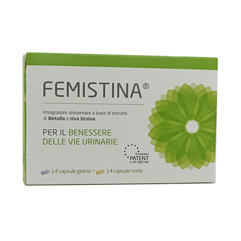 FEMISTINA
Integratore alimentare a base di estratti di Betulla e Uva Ursina
Per il benessere delle vie urinarie