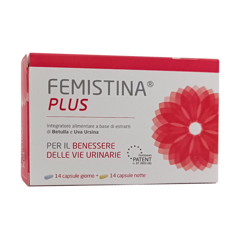 FEMISTINA PLUS
Integratore alimentare a base di estratti dei Betulla e Uva Ursina
Per il benessere delle vie urinarie