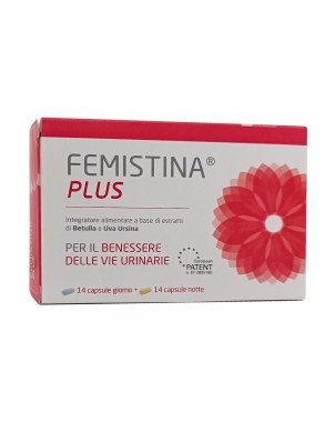 FEMISTINA PLUS
Integratore alimentare a base di estratti dei Betulla e Uva Ursina
Per il benessere delle vie urinarie