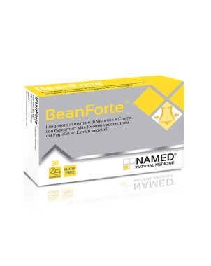 BeanForte
Integratore alimentare di Vitamine e Cromo con Faseomin Max (proteina concentrata del fagiolo*) ed Estratti Vegetali