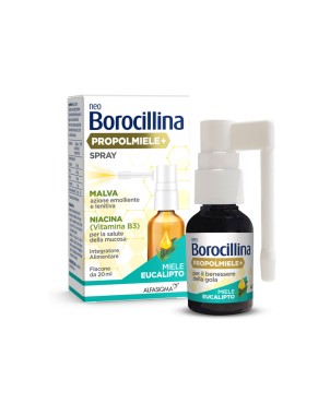 NeoBorocillina
Propolmiele+ Spray
per il benessere della gola