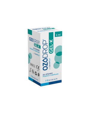 Ozodrop
Gel K
gel oftalmico
Protettivo e lubrificante
con LipozonEye
flaconcino 6 ml