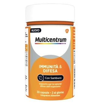 Multicentrum
Immunità & Difesa
con Sambuco
Supporto per le naturali difese dell'organismo