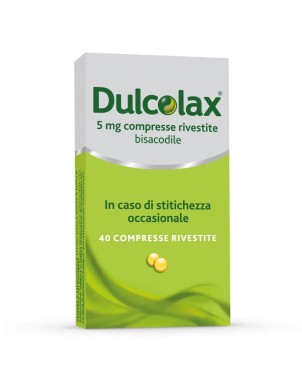 Dulcolax
5 mg compresse rivestite
bisacodile
in caso di stitichezza occasionale