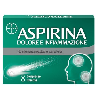 Aspirina Dolore e Infiammazione 8 tabletas