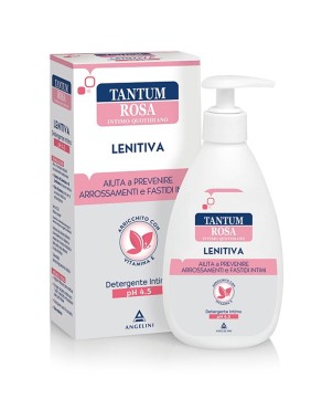 Tantum Rosa
Lenitiva
Aiuta a prevenire arrossamenti e fastidi intimi
detergente intimo pH 4.5