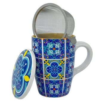 Colors ceramic herbal tea set