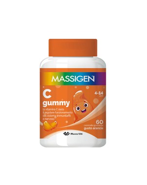 Massigen
C gummy
La Vitamina C aiuta il regolare funzionamento del sistema immunitario e nervos