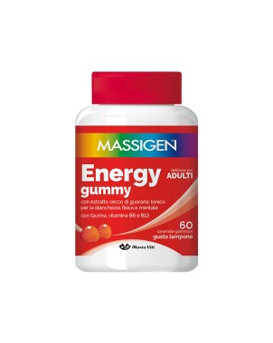 Massigen
Energy Gummy
con estratto secco di guaranà: tonico per la stanchezza fisica e mentale, con taurina, vitamine B6 e B12