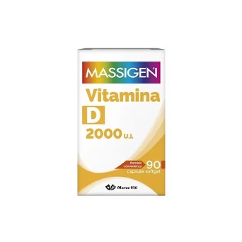 Massigen Vitamina D 2000 U.I. 90 cápsulas blandas