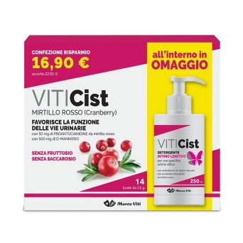 VITICist Canneberge 14 sachets + Nettoyant intime 250 ml