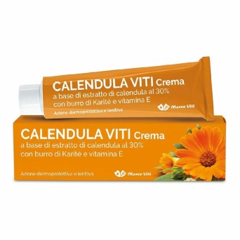 Calendula VITI crema
a base di estratto di calendula al 30%
con burro di Karité e vitamina E