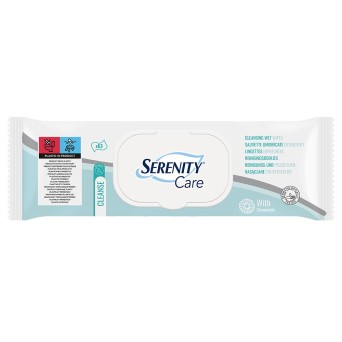 Serenity Care cleaning wipes 63 pieces