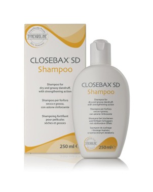 Closebax SD
shampoo
per forfora secca e grassa, con azione rinforzante
flacone da 250 ml