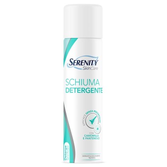 Serenity Skin Care
schiuma detergente
efficace senza risciacquo (deterge senz'acqua)