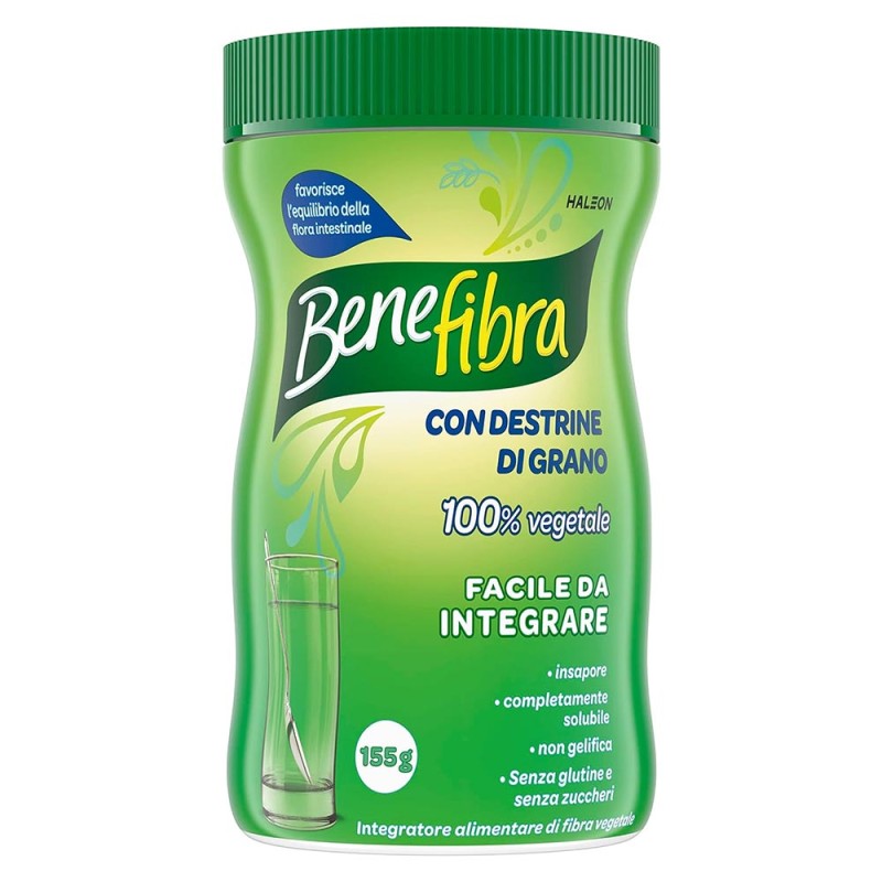 Benefibra
Integratore alimentare di fibra vegetalefavorisce l'equilibrio della flora intestinale