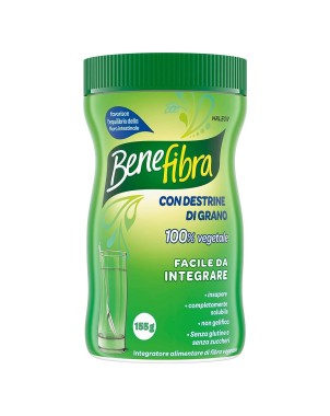 Benefibra
Integratore alimentare di fibra vegetalefavorisce l'equilibrio della flora intestinale