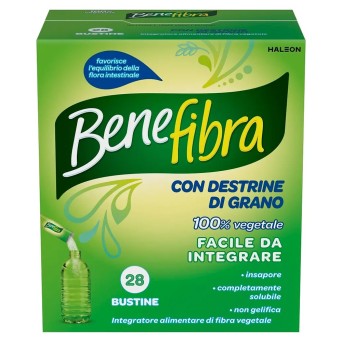 Benefibra
Integratore alimentare di fibra vegetale favorisce l'equilibrio della flora intestinale