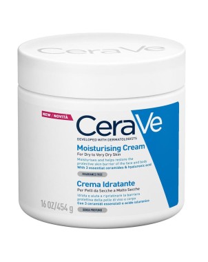 CeraVe crema idratante Idrata e aiuta a ripristinare la barriera protettiva della pelle di viso e corpo