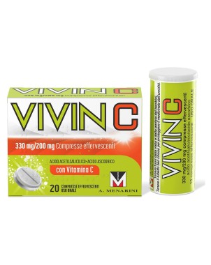 Vivin C 330 mg + 200 mg 20 tabletas efervescentes