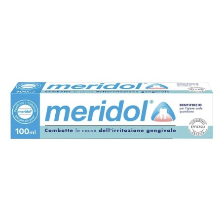 Meridol
Dentifricio
protezione gengive
Combatte le cause delle irritazione gengivale
tubo da 100 ml
