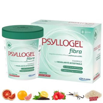 Psyllogel
Fibra
Integratore alimentare di fibra di psyllium pura al 99%
favorisce la regolarità intestinale