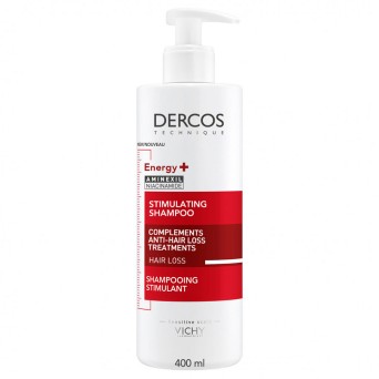 Dercos Energy+ Energizing Shampoo 400 ml bottle