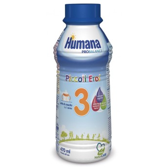 Humana 3 Probalance Piccoli Eroi 1 anno+ Bottiglia da 470 ml