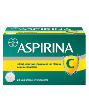 Aspirina C 400 + 240 mg 20 effervescent tablets